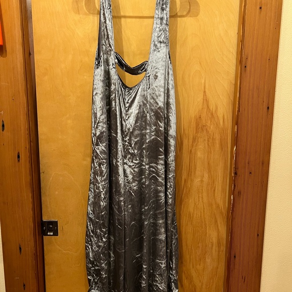 Maeve Velvet Wide Leg Overalls Jumpsuit Medium - Picture 11 of 12